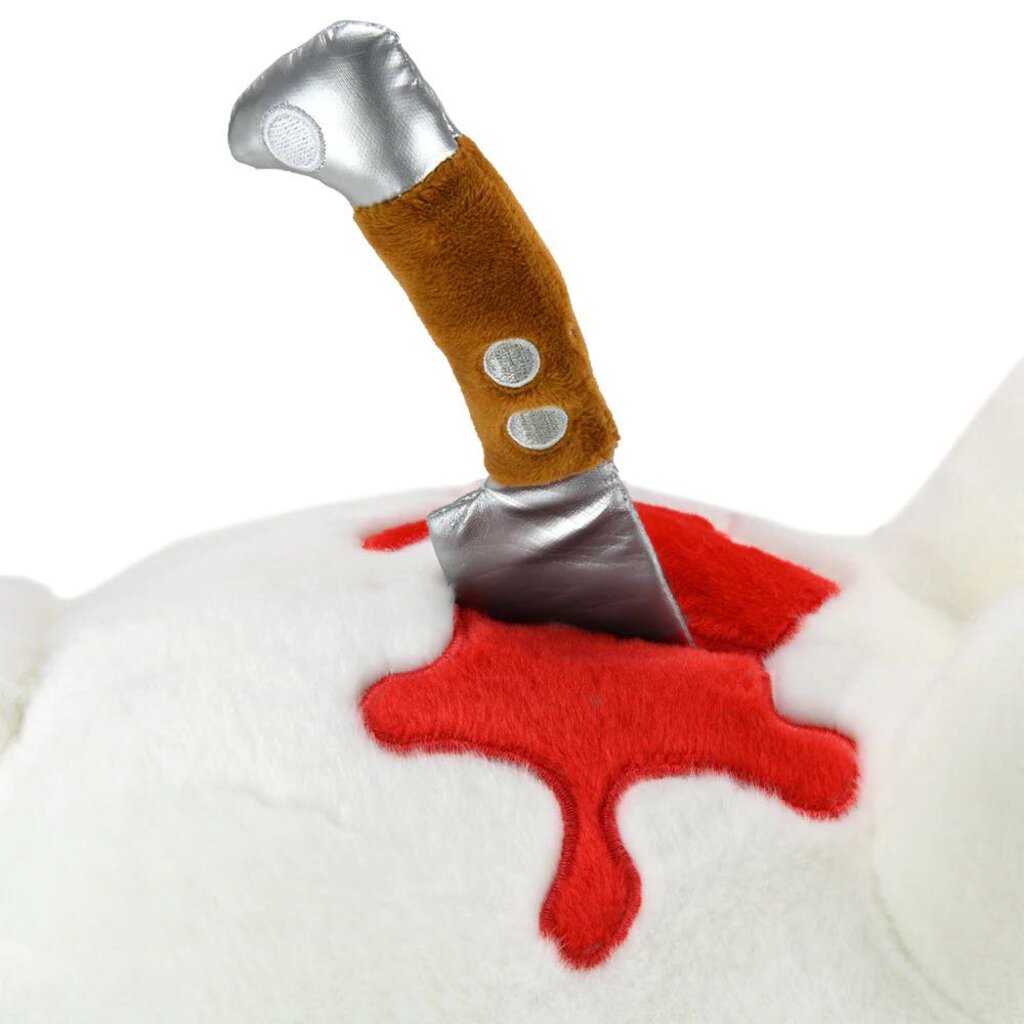BACKSTAB SMORKIN LABBIT 14" PLUSH BY FRANK KOZIK - WHITE EDITION