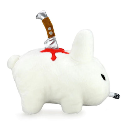 BACKSTAB SMORKIN LABBIT 14" PLUSH BY FRANK KOZIK - WHITE EDITION