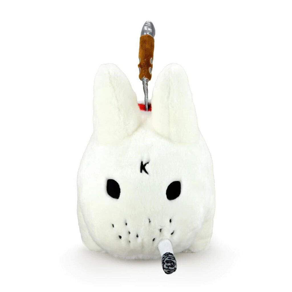 BACKSTAB SMORKIN LABBIT 14" PLUSH BY FRANK KOZIK - WHITE EDITION