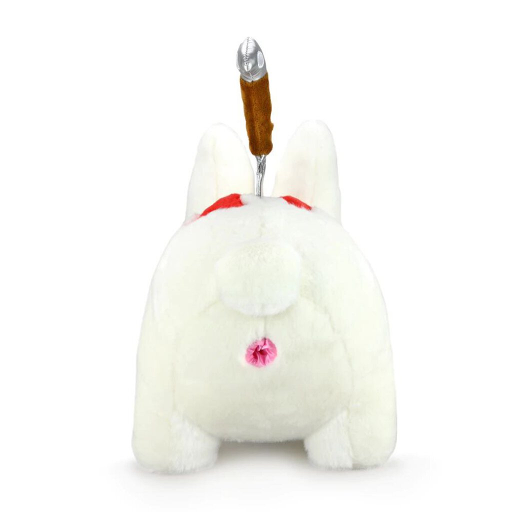 BACKSTAB SMORKIN LABBIT 14" PLUSH BY FRANK KOZIK - WHITE EDITION