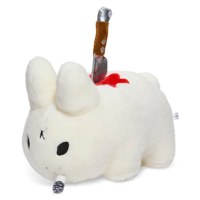 BACKSTAB SMORKIN LABBIT 14" PLUSH BY FRANK KOZIK - WHITE EDITION
