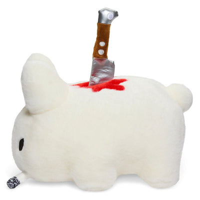 BACKSTAB SMORKIN LABBIT 14" PLUSH BY FRANK KOZIK - WHITE EDITION