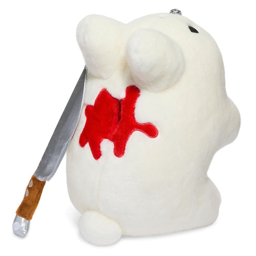 BACKSTAB SMORKIN LABBIT 14" PLUSH BY FRANK KOZIK - WHITE EDITION
