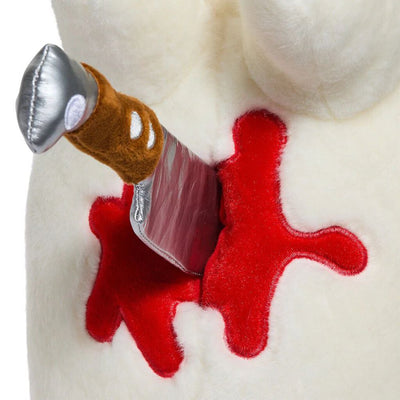 BACKSTAB SMORKIN LABBIT 14" PLUSH BY FRANK KOZIK - WHITE EDITION