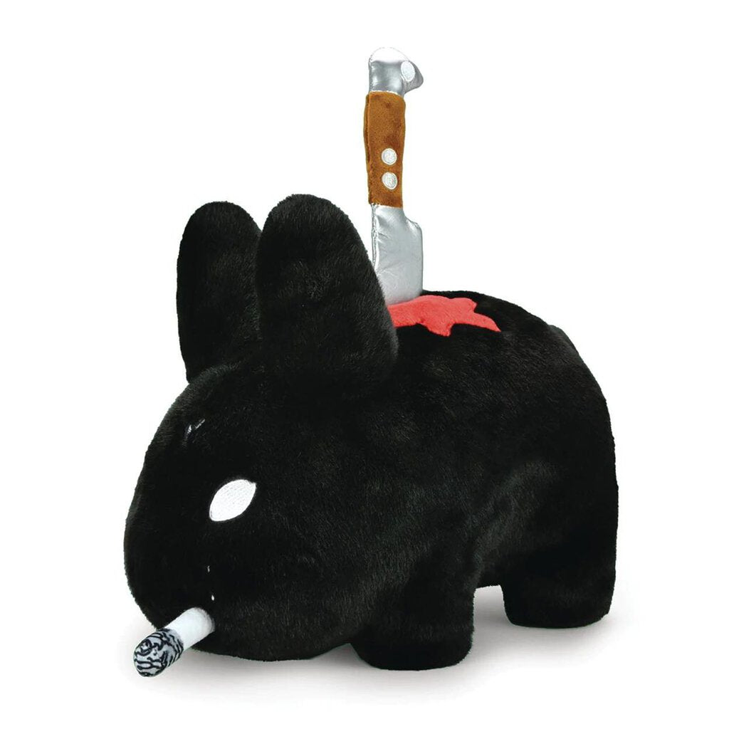 BACKSTAB SMORKIN LABBIT 14" PLUSH BY FRANK KOZIK - BLACK EDITION