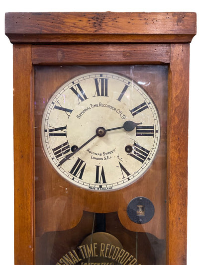 Antique Time Clock National Time Recorder Inc.