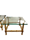 Hollywood Regency Gilt Side Tables (pair)