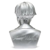 ANDY WARHOL LIMITED EDITION 12" BUST SILVER VINYL ART SCULPTURE