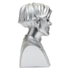ANDY WARHOL LIMITED EDITION 12" BUST SILVER VINYL ART SCULPTURE