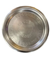 Floral Stamped Round Tray Table