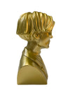 ANDY WARHOL LIMITED EDITION 12" BUST GOLD VINYL ART SCULPTURE