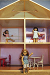 French Style Dollhouse for 18" Dolls 6' feet tall, 5' feet wide and 2' feet deep
