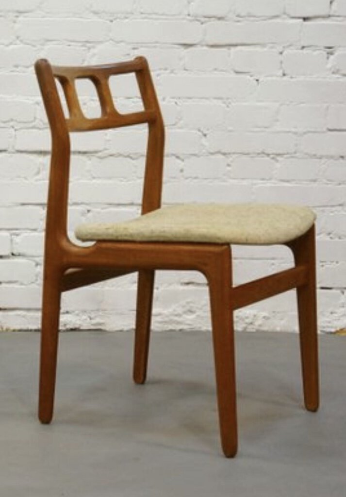 Vintage Scandinavian Teak Chair ca 1960s