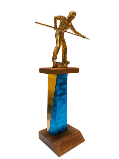 Vintage 1970s Pool Tournament Trophy
