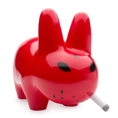 SMORKIN LABBIT 10" VINYL FIGURE BY FRANK KOZIK - LUSTRE GLOSS RED EDITION