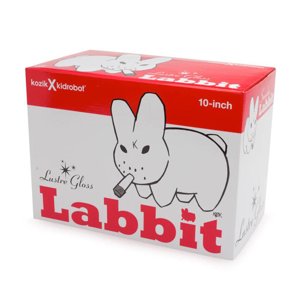 SMORKIN LABBIT 10" VINYL FIGURE BY FRANK KOZIK - LUSTRE GLOSS RED EDITION