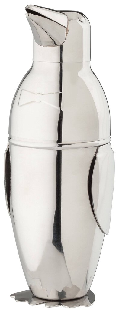 Polished Chrome Penguin Cocktail Shaker