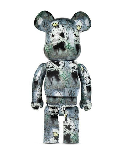 Banksy Riot Cop 400% + 100% Bearbrick Combo by Medicom