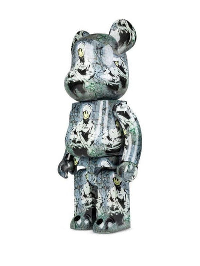 Banksy Riot Cop 400% + 100% Bearbrick Combo by Medicom