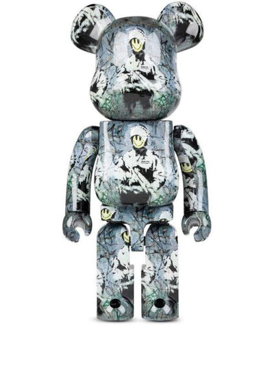 Banksy Riot Cop 400% + 100% Bearbrick Combo by Medicom
