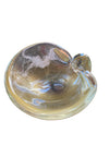 Murano Mid Century Bowl Gold Fleck Snail