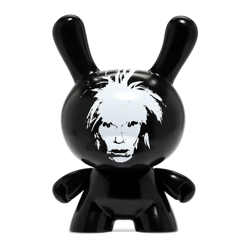 ANDY WARHOL FRIGHT WIG SELF-PORTRAIT 8" MASTERPIECE DUNNY - MONOCHROME EDITION