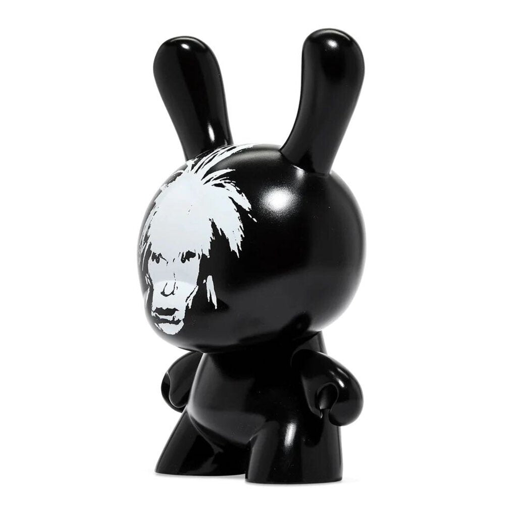ANDY WARHOL FRIGHT WIG SELF-PORTRAIT 8" MASTERPIECE DUNNY - MONOCHROME EDITION
