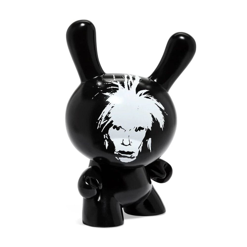 ANDY WARHOL FRIGHT WIG SELF-PORTRAIT 8" MASTERPIECE DUNNY - MONOCHROME EDITION