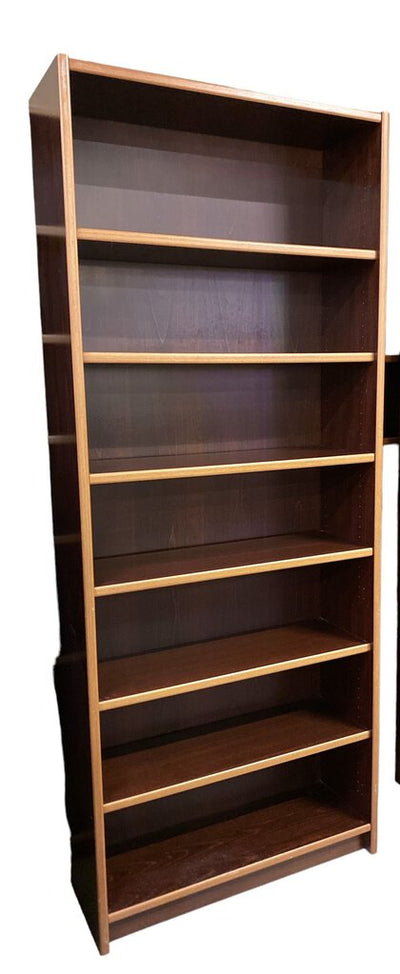 Danish Rosewood 7 Tier Bookshelf