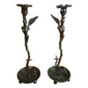 Sculpted Bronze Angel Candleholders Limited Edition by Michael Aram