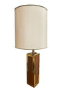 Laurel Mid Century Brass and Rosewood Lamp
