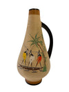 Vintage West German Pottery Vase w/Handle AFRA HUHR 1341 27