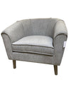 Armchair w/ Gray Upholstery
