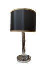 Chrome Lamp w Black Shade - LLC