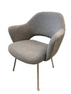 Knoll Saarinen Executive Chairs Restored Boucle Textile