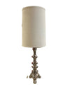 Chrome Hollywood Regency Table Lamp