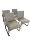 Mid Century Set of 4 Acrylic Chairs