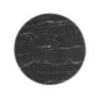 Tulip 28" Round Artificial Black Marble Dining Table