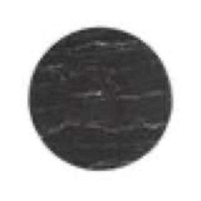 Tulip 28" Round Artificial Black Marble Dining Table