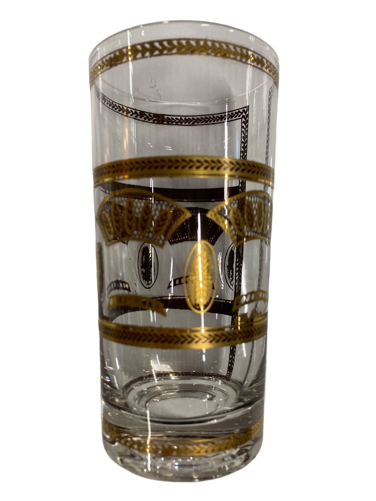 Culver Mid Century Festival Highball Glasses (8)