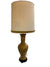 Vintage Verdigris Brass Asian Motif Lamp