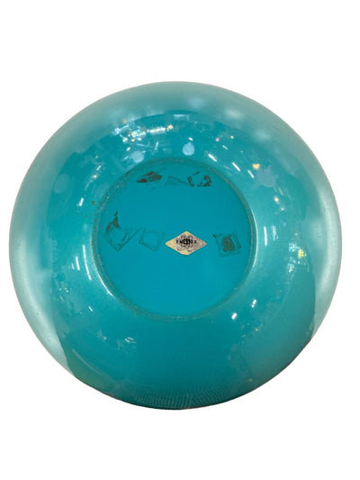 11.5" Turquoise Emalox Enamel Bowl