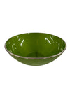 6" Green Emalox Enamel Bowl