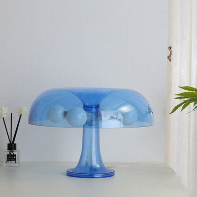 Modern Mushroom Lamp Light Blue