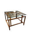Henning Norgaard for Komfort Danish Modern MCM Rosewood and Glass Side Table