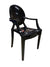GHOST DINING ARMCHAIR in Black