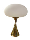 Laurel Lamp Mid Century Modern Mushroom Lamp in Brass (rare find)