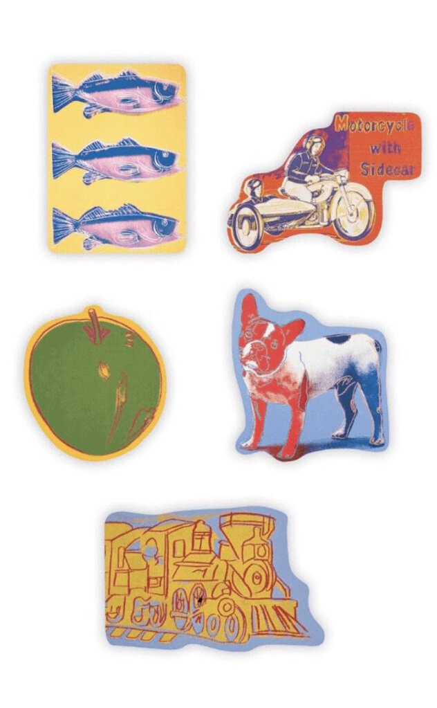Andy Warhol Magnets shaped wooden