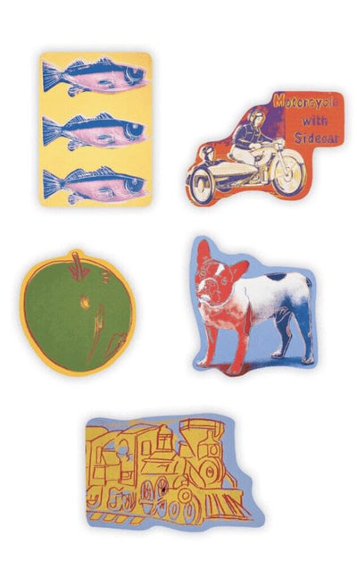 Andy Warhol Magnets shaped wooden