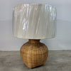 Mid Century Modern Rattan Table Lamp